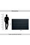 Trojan Headboard Chanel Dark Grey L-180 : H-125 Cm - 7