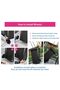 High Density Polyethylene Garbage Bin/Dust Bin 120Liter with wheel and pedal 96 x 54 x 46 cm Black - 5