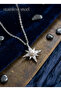 316L Steel Chain Silver Color Polar Star Model Necklace