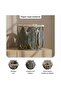 Havana Leaf Iron Frame Rope Basket 32x30cm -grey - 5