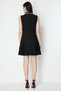 Fabric Glittered and Pearled Mini Dress - 3
