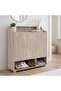 Ubesgoo Shoe Rack 21 Pairs - Natural