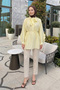 Collared Tunic Y0059 - Yellow - 2