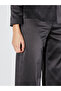 Black loose fit wide leg women's pants from plus-store - 3