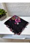 Needle Embroidered Handmade Scarf, Cheesecloth Writing, Dowry Gift