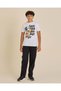Senior Boys White Printed T-Shirt - 2