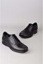 Seç 011 Genuine Leather Anatomical Men's Shoes Black - 6