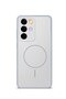 Realme C85 Pro 4G 2025 SilkTouch Premium Matte Silicone Protective with Thin Magsafe Case Cover - 4
