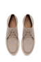 Men's Beige Lace-Up Suede Leather Casual Shoes 26Sfd834010 - 4