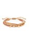 “Copper” Women’s Bracelet, 18K Yellow Gold (0.360g) & Czech Seed Beads, Handmade Adjustable - 2