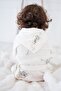 Organic Muslin Fabric Seahorse Patterned Hooded Children's Bathrobe - 6