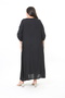 Women's Woven Whiscone Large Size Dress - 8