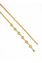 Women's Gold Chain Belt – Metal Waist Belt with Shell Pattern – Dress and Tunic Accessory - 2
