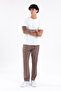 B-Stretch Fabric Zipper Pocket Straight Leg Men's Sports Sweatpants - 2