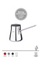 Di̇bek Steel Coffee Pot1 No |   0.190 ml |   18/10 Stainless | - 3