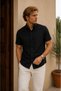 Ribbed 100% Cotton Short Sleeve T-Shirt - 2