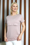 Maternity Lahusa Open Detailed Breastfeeding T-Shirt - 4