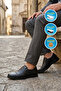 Black Genuine Leather Men's Casual Shoes 326 m - 2
