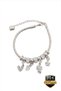 New Style, Silver Bracelet with Crystal Love Charm, in a Wooden Box67