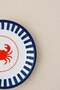 Crab Pattern Enamel Snack Plate, Appetizer Plate 18 × 2.5 cm - 3
