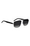 UV Protected Sunglasses Matte Dark Ruthenium Frame Dark Grey Shaded Mirror Lens 59mm - HG-1338/S-R80 - 3