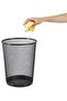 10L Mesh Waste Bin 24X26Cm Black - 2