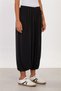 Women's Drawstring Waist and Cuff Shalwar Trousers - Black - 3