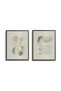 Geometric Earth Tones Islamic Wall Art | Framed Canvas Print with Gold Foil Embossed | Luxury Modern Decor for Living Room, Bedroom, Office & Gift (Set of 2) - 2
