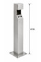 Ashtray Bin Pole - 3