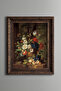 Flowers and Fruits Still Life - Vintage Patterned Painting - Thick Model