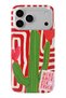 iPhone 17 Pro Compatible Cactus Patterned Transparent Phone Case