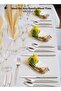 24-Piece Stainless Steel Cutlery Set Kitchen Utensil Set Western Tableware Suitable For Home Kitchen Restaurant Hotel Party Dining Picnic Dining Exquisite Packaging Gift - 6