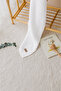 100% Cotton 4-Layer Muslin Blanket with Stitched Edges White (for Baby & Child) 100X100Cm - 4