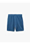 Modal Blend Pocketed Straight Fit Lace-Up Waist Sports Shorts - 4