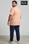 Men's Large Size Medium Brooklyn Printed 3Xl-6Xl Crew Neck T-Shirt Spr26Bts510-8 - 2