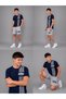 Boy's Printed T-Shirt Shorts Modern Line Patterned Set (Casual Summer Sportswear) - 4