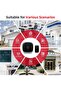No Battery Required Wireless Doorbell, Waterproof Door Bell Kit, 500ft Range, 38 Chimes, 4 Levels Volume, LED Flash - 7