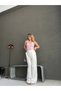 Women's Muslin Fabric Cotton Relaxed Fit Casual Trousers - 7