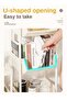 5-Layer Practical Rolling Storage Vehicle White Lockable Wheel Debris Storage Rack, 30 * 20 * 110cm - 5