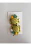 Girl's Knitted Snapback Hat Buckle (Green Shades) - 3
