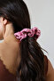 Pink Sequin Hand Knitted Hair Clip – Handmade Hair Clip - 4
