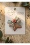 Shiny Roza Pink Star Figured Metallic Hairless Baby Clip for Babies - 3