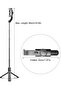 Gimbal Stabilizer,3 in 1 Phone Gimbal Stabilizer Selfie Stick Tripod 86cm 5-Section - 4