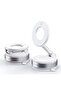 Vacuum Suction Magnetic Bracket K007S Phone Mount - 360° Rotation, Portable Magnetic Car Holder, Universal Fit, White - 2
