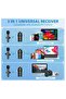 Dual Wireless Lavalier Lapel Microphone for iPhone, Android, Camera - Cordless Double Mics - 5