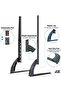 Universal Table Top TV Stand for 32-65 Inch TVs, Detachable Leg, VESA 800x600mm, 3 Height Adj. - 2