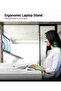 Adjustable Height Ergonomic Aluminum Laptop Stand Silver | Compatible with 10 to 15.6-Inch Laptops - 2