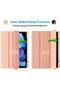 Slim Rose Pink Trifold Case for iPad Air 13" (M2, 2024) & iPad Pro 12.9" (6th/5th/4th Gen) – Includes Pencil Holder & Soft TPU Back - 7