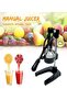 Heavy-Duty Manual Hand Juicer for Citrus Fruits with Ergonomic Non-Slip Handle - 3
