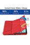 iPad 10.2 Inch Case, Compatible with iPad 9th/8th/7th Gen, 5-in-1 Viewing, Auto Wake/Sleep, Red - 5
